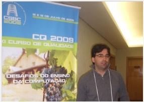 Elvis Fusco, coordenador do UNIVEM Docente do UNIVEM participa de evento da SBC