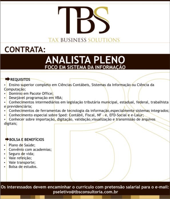 Analista Pleno TBS