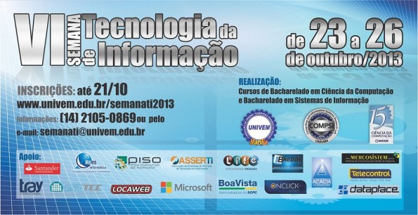 VI Semana de Tecnologia da Informação