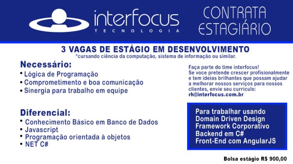 INTERFOCUS ANUNCIO ESTAGIO