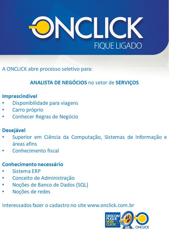 CH - Fique Ligado - Analista de Negócios Serviços - jan-18
